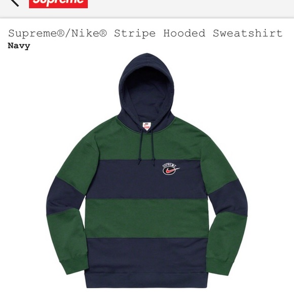 supreme hoodie nike